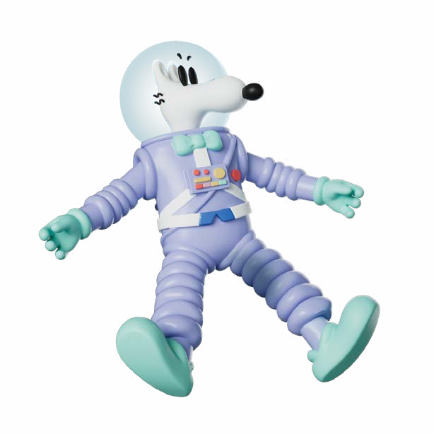 Decorative astronaut illustration representing innovation and creativity at Design Quarter