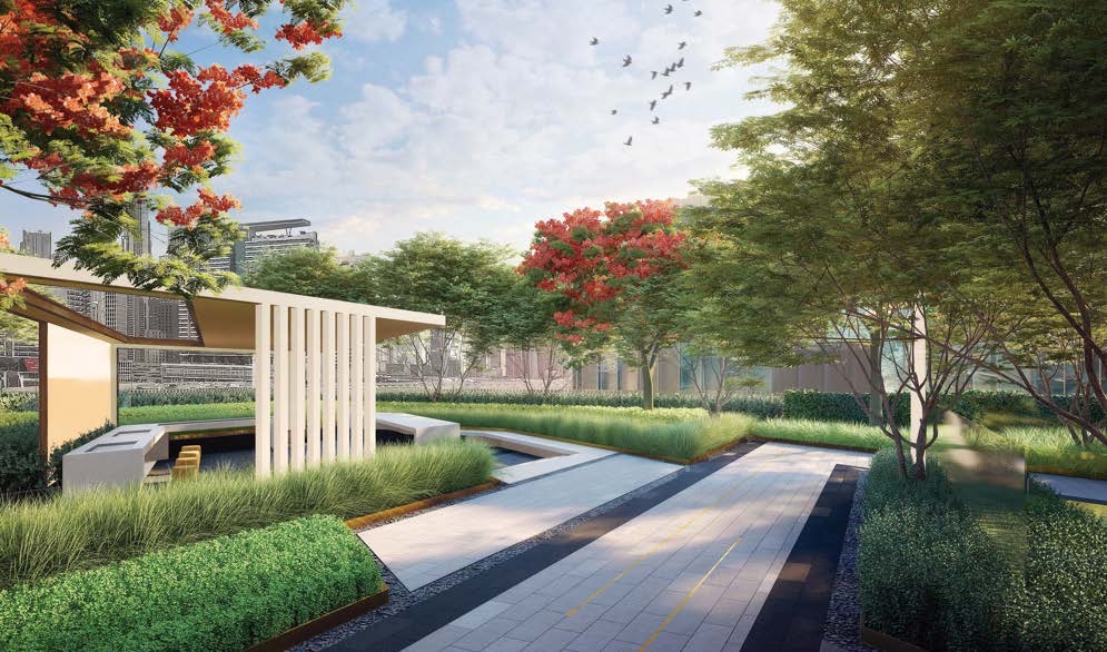 Design Quarter d3 interior detail - Premium finishes and modern design elements