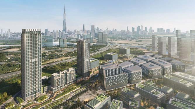 Golden Gardens at Design Quarter d3 - Beautifully landscaped outdoor spaces with lush greenery and serene atmosphere